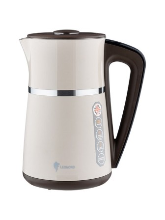 Чайник LEONORD LE-1512 беж. 1.7л, 2кВт, терморегулятор