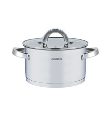 Кастрюля с крышкой ALBERG AL-2126 Gardez, 2.6 л , матовая полировка с