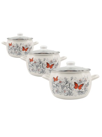 Набор 207 С-207САП2/4Жм Яблоневый цвет, 2/3,5/5 л