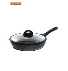Сковорода Scovo Hi-Black HB-010, 26 см, стеклянная крышка 