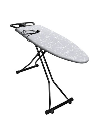 Доска глад. NIKA SPORT NST/2 с линиями на сером, мет.1220х420мм,ЭС,колеса,тефлон