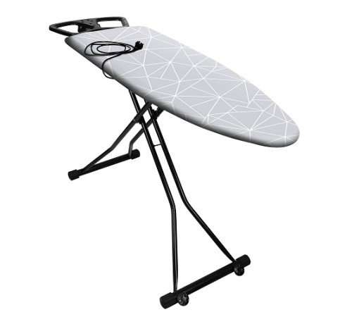 Доска глад. NIKA SPORT NST/2 с линиями на сером, мет.1220х420мм,ЭС,колеса,тефлон