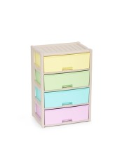 Комод М8822 Колорит, 4 секции, цветной, широкий Альтернатива