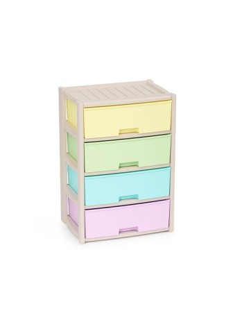 Комод М8822 Колорит, 4 секции, цветной, широкий Альтернатива