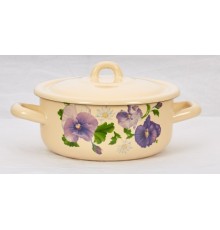 Кастрюля 1,45л С-16072/4КмЭ Анютины глазки
