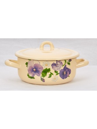 Кастрюля 1,45л С-16072/4КмЭ Анютины глазки