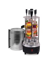 Электрошашлычница BQ BBQ1000 Черный-Стальной