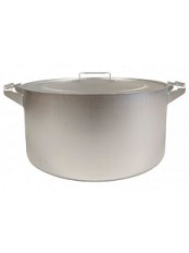 Кастрюля 14300 ПОВАРСКАЯ 30л 2 ручки, крышка, алюм