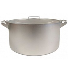 Кастрюля 14300 ПОВАРСКАЯ 30л 2 ручки, крышка, алюм