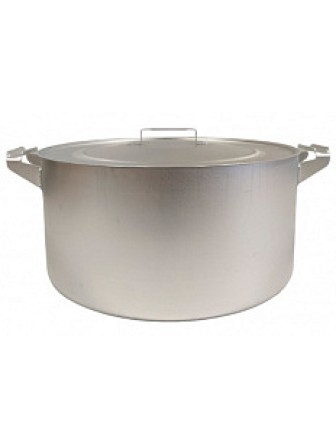 Кастрюля 14300 ПОВАРСКАЯ 30л 2 ручки, крышка, алюм