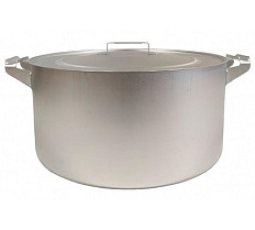 Кастрюля 14300 ПОВАРСКАЯ 30л 2 ручки, крышка, алюм