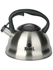 Чайник RASHEL М-7182 3л, нерж. сталь, свисток
