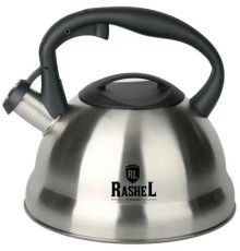 Чайник RASHEL М-7182 3л, нерж. сталь, свисток
