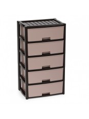 Комод М8762 Колорит 5 секции, венге, широкий Альтернатива