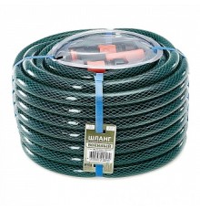 Шланг Гидроагрегат 20м ПВХ 3/4 Военный арм+фитинг, черно/зеленый, непрозрач.