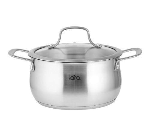 Кастрюля LARA ПРОВАНС LR02-353 4.2л, 22x11см, индукционное дно, крышка