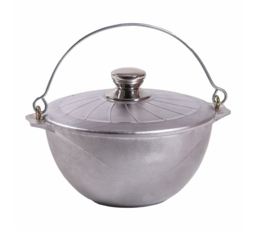 Казан походный 5л 55300 литой с крышкой