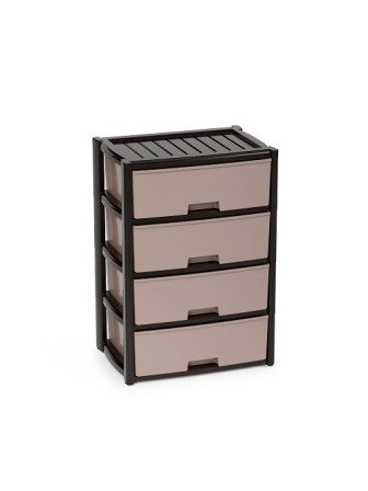 Комод М8761 Колорит, 4 секции, венге, широкий Альтернатива