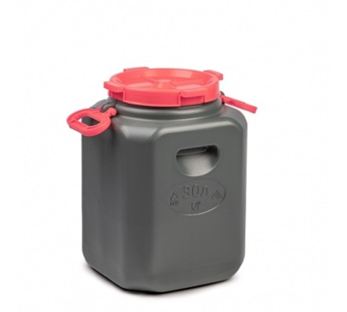 Канистра-бочка 30л Эконом М8330 навес.ручками, горл.215мм Альтернатива