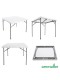 Стол складной Green Glade F088, 86 х 86 х 74 см