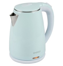 Чайник ENERGY E-261 1,8 л, голубой, двойной корпус
