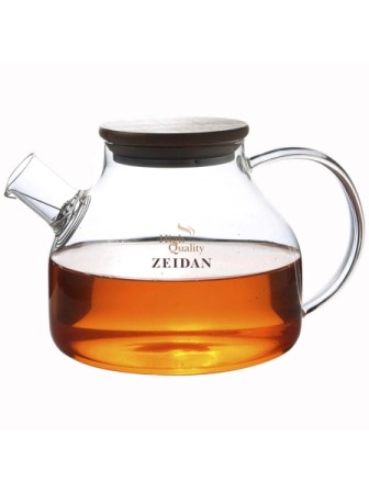 Чайник заварочный ZEIDAN Z-4300 1,2л стекло.,фильтр-пружина