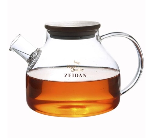 Чайник заварочный ZEIDAN Z-4300 1,2л стекло.,фильтр-пружина