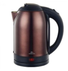 Чайник Добрыня DO-1233 1,8кВт, 2л, нерж, шоколад