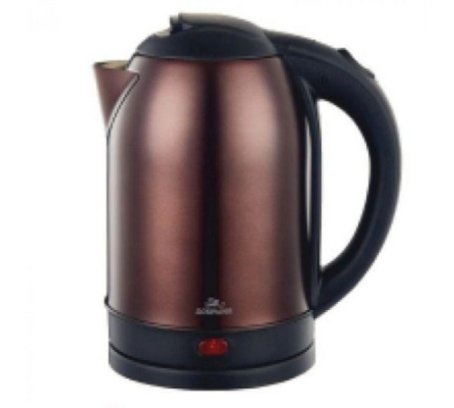 Чайник Добрыня DO-1233 1,8кВт, 2л, нерж, шоколад