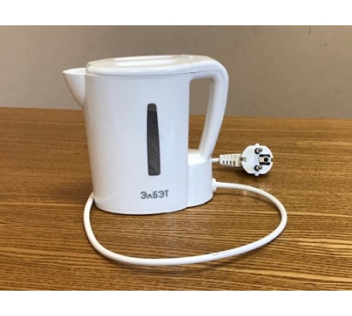 Чайник ЭлБЭТ Эч 0,5/500 0,5л, тэн, белый