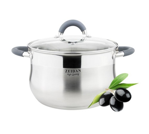 Кастрюля ZEIDAN Z-50250 Madrid 2,1л, стекл.крышка