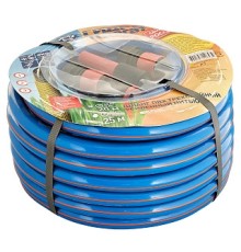 Шланг Гидроагрегат 20м ПВХ 3/4, синий с оранж.полосой+н/р коннекторов