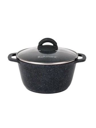 Кастрюля Kukmara Granit кгч35а, 3,5 л, антипригарное покрытие