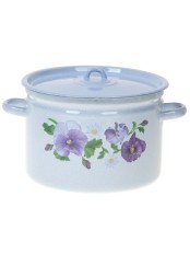Кастрюля 5,5л С-1617/4Рб Анютины глазки