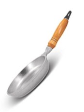 Сковорода с деревянной ручкой Kukmara с183, 18 см, алюминий 