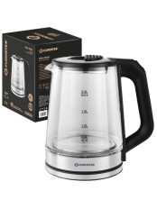 Чайник EUROSTEK ЕЕК-3002 1.8л,1,5кВт,стекло