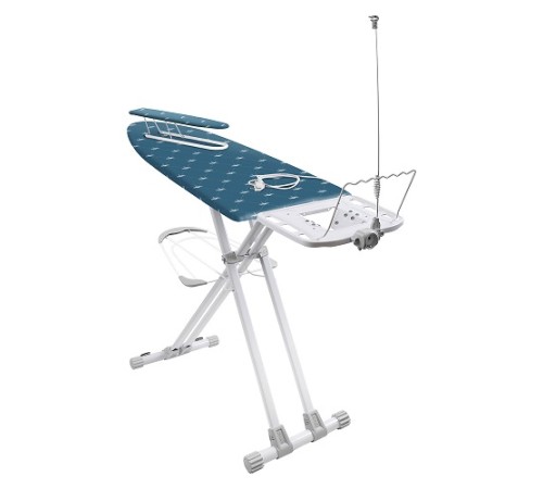 Доска глад. Валенсия 2 НВТ2/5 со стрекозами синий,тефлон, на колесах