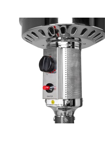 Уличный газовый обогреватель Aesto A-01T, античный серый