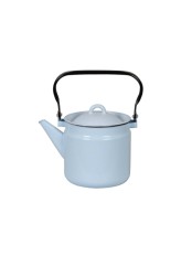Чайник эмалированный  2 л, Стальэмаль 2с25, без рисунка серо-голубой