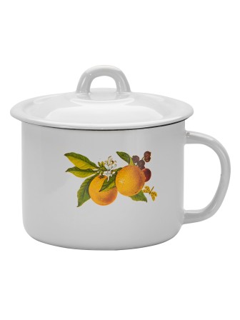 Кружка с крышкой 1л С-0207/4 Фруктовая фантазия