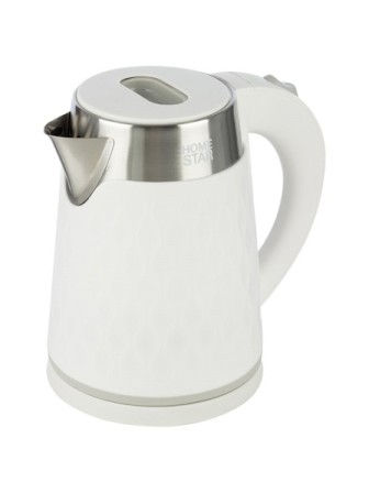 Чайник HOMESTAR HS-1021 1,7 л, 1,5кВт, белый, двойной корпус
