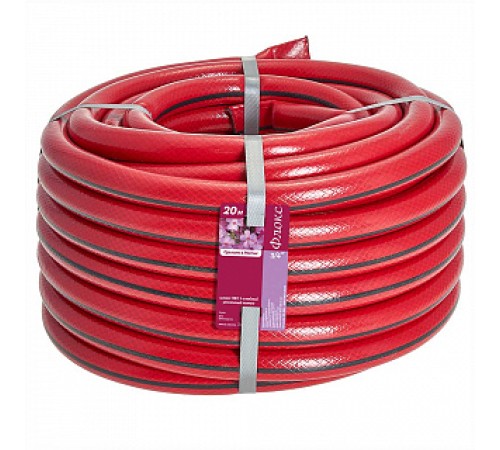 Шланг Гидроагрегат 20м ПВХ 3/4 Флокс 3-слойный армированный