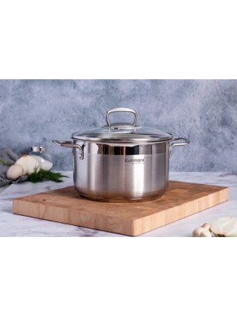 Кастрюля Kukmara Orion ORN-CA3520G, 3,5 л, нержавеющая сталь