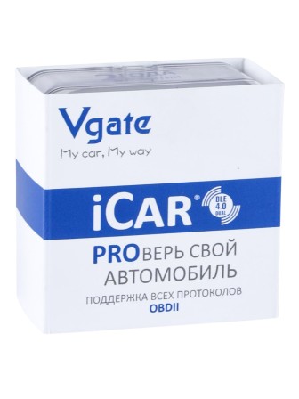 Диагностический автосканер ELM327 Vgate iCar PRO Bluetooth 4.0 DUAL v2.2