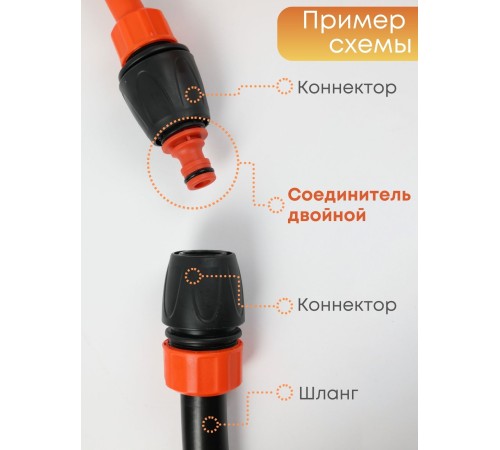 Соединитель двойной Жук под коннектор 330849-00