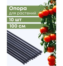 Подпорка (опора) для растений 1 метр, 10 штук