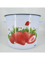 25-0326 Кастрюля 12л С-1624/4Рб Сочная клубника