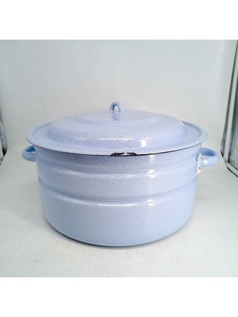 Уценка 25-1526 Бак эмалированный 18 л без деколи С-28261/Рб Белый рябчик 