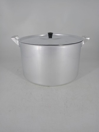 Уценка 25-1544 Кастрюля алюминиевая Демидовский завод МТ-084, 8 л, с крышкой, матовая