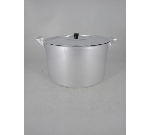 Уценка 25-1544 Кастрюля алюминиевая Демидовский завод МТ-084, 8 л, с крышкой, матовая